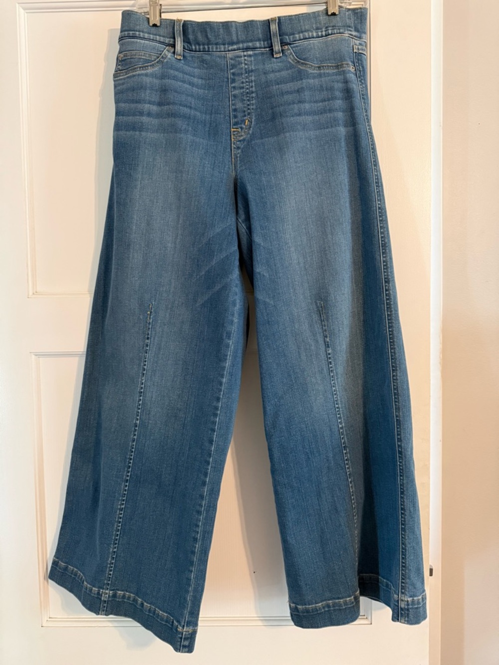 Spanx Seamed Front Wide Leg Jean XL PETITE